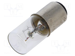 Filament lamp: bayonet; BA15D; warm white; 30VDC; 30VAC; 5W