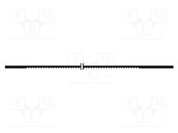 Hacksaw blade; aluminium,wood,plastic; 130mm; 14teeth/inch