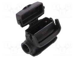 Enclosure: for rectangular connectors; Han Eco A; size 16A; M25