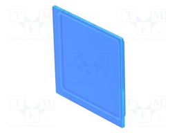 Actuator lens; 16mm; 92; blue; plastic; 12x12mm