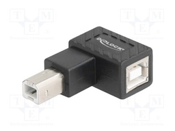 Adapter; USB 2.0; USB B socket,USB B plug 90° left/right