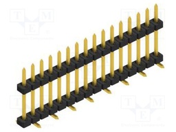 Connector: pin strips; pin header; male; PIN: 16; 2mm; SMT; 1x16
