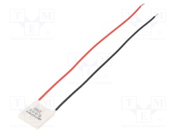 Module: Peltier; 4.1V; 8.5A; 20x20x3.3mm; 20.3W; 24AWG; Len: 150mm