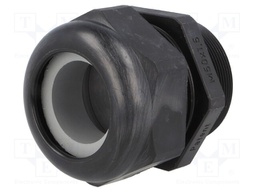 Cable gland; with long thread; M50; IP68; Mat: polyamide; black