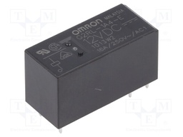 Relay: electromagnetic; SPST-NO; Ucoil: 12VDC; 16A/250VAC