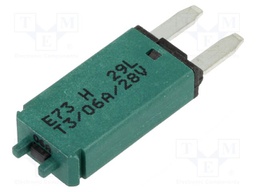 Fuse: resettable; 6A; 28VDC