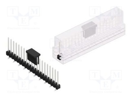Connector: pin strips; pin header; male; PIN: 20; 2.54mm; SMT; 1x20