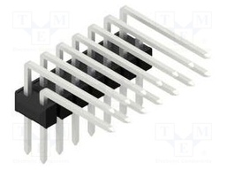 Connector: pin strips; pin header; male; PIN: 14; 2.54mm; THT; 2x7