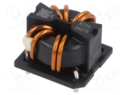 Inductor: wire; THT; 100uH; 22A; 1.43mΩ; 1kVAC; -40÷120°C