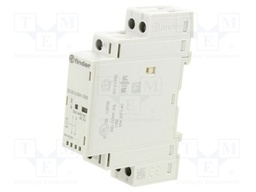 Contactor: 2-pole installation; 25A; 24VAC; 24VDC; NO x2; DIN; IP20