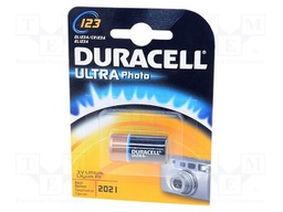 Battery: lithium; 3V; CR123A,R123; Ø17x34mm; non-rechargeable