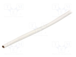 Insulating tube; silicone,fiberglass; white; -60÷250°C; SCS; 3mm