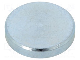 Magnet: permanent; neodymium; 110N; Ø: 20mm; H: 3.5mm; steel