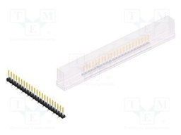 Connector: pin strips; pin header; male; PIN: 22; 2.54mm; SMT; 1x22
