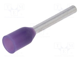 Bootlace ferrule; insulated; copper; Insulation: polyamide; 8mm