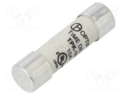 Fuse: fuse; time-lag; 10A; 500VAC; cylindrical,industrial