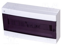 Enclosure: for modular components; IP40; white; No.of mod: 18