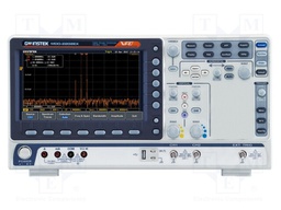 Oscilloscope: digital; Band: ≤100MHz; Channels: 2; 10Mpts/ch