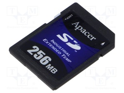 Memory card; industrial; SD,SLC; R: 23MB/s; W: 17MB/s; 256MB