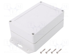 Enclosure: multipurpose; X: 100mm; Y: 150mm; Z: 60mm; ZP; ABS; gasket