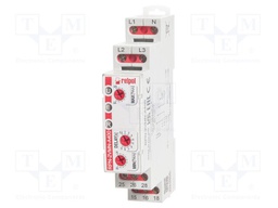 Voltage monitoring relay; for DIN rail mounting; RPN-2V; DPDT