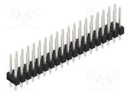 Connector: pin strips; pin header; male; PIN: 38; 2.54mm; THT; 2x19