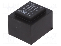 Transformer: encapsulated; 6VA; 120VAC; 9V; 667mA; Mounting: PCB