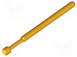 Test needle; Operational spring compression: 4.4mm; 8A; Ø: 2.54mm