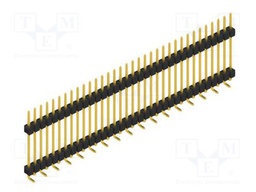 Connector: pin strips; pin header; male; PIN: 34; 2.54mm; SMT; 1x34