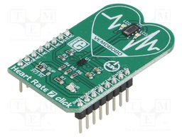 Click board; heart rate sensor; I2C; AFE4404; mikroBUS connector