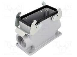 Enclosure: for HDC connectors; C146; size E16; with double latch