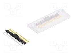 Connector: pin strips; pin header; male; PIN: 14; 2.54mm; SMT; 1x14