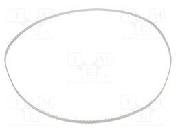 Timing belt; T5; W: 6mm; H: 2.2mm; Lw: 1100mm; Tooth height: 1.2mm