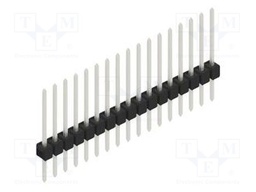Connector: pin strips; pin header; male; PIN: 17; 2.54mm; THT; 1x17