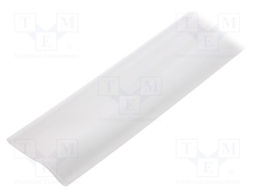 Heat shrink sleeve; glueless; 2: 1; 38.1mm; L: 1m; transparent