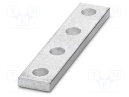 Bridge; L: 7mm; ways: 4; W: 68mm; H: 15mm; Body: silver
