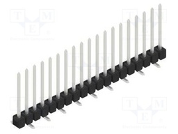 Connector: pin strips; pin header; male; PIN: 19; 2.54mm; SMT; 1x19