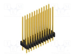 Connector: pin strips; pin header; male; PIN: 24; 1.27mm; THT; 2x12