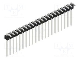 Connector: pin strips; pin header; male; PIN: 21; 2.54mm; THT; 1x21