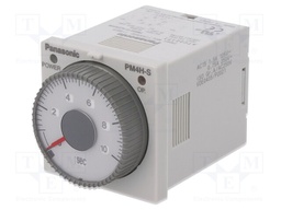 Timer; 0,1s÷500h; DPDT; 250VAC/5A; 100÷240VAC; socket,on panel