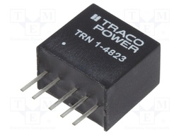 Converter: DC/DC; 1W; Uin: 36÷75V; Uout: 15VDC; Uout2: -15VDC; SIP