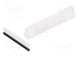 Connector: pin strips; pin header; male; PIN: 24; 2.54mm; SMT; 1x24