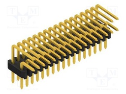 Connector: pin strips; pin header; male; PIN: 34; 1.27mm; THT; 2x17