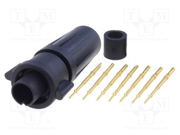 Connector: circular; Series: EN2; plug; male; soldering; for cable