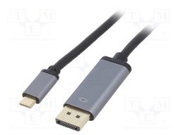 Adapter; DisplayPort 1.2,USB 3.2; DisplayPort plug,USB C plug