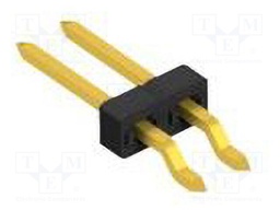 Connector: pin strips; pin header; male; PIN: 2; 2mm; SMT; 1x2; 100V