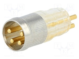 Connector: M8; male; PIN: 4; for molding,for cable; 3A; 30V