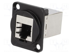 Coupler; FT; Cat: 6; shielded; Layout: 8p8c; RJ45 socket,both sides