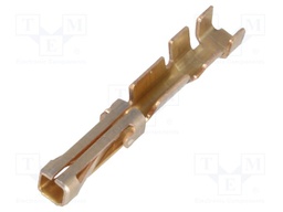 Contact; female; 26AWG÷22AWG; AMPMODU MOD II; gold-plated