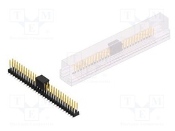 Connector: pin strips; pin header; male; PIN: 58; 2.54mm; SMT; 2x29